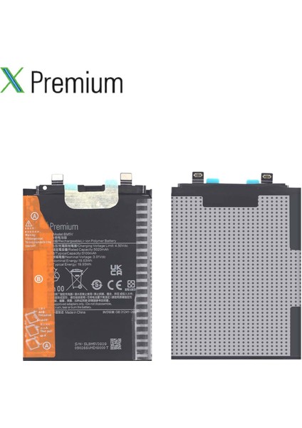 Xpremium Xiaomi Redmi Note 13 Pro 5g (BM5V) Batarya – 5020 Mah Süper Yüksek Kapasiteli Güçlendirilmiş Pil modelleri