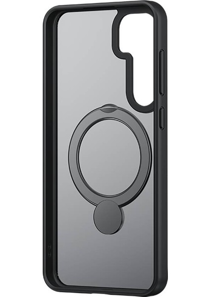 Galaxy S25 Plus Kılıf M-Safe Şarj Uyumlu Benks Standlı Mist Protective Kapak Siyah
