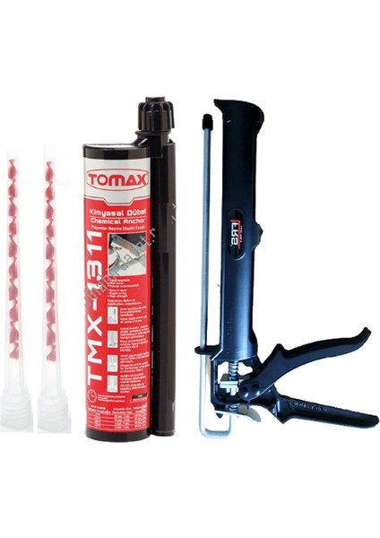 TMX-1311 Epoksi Kimyasal Dübel 345 Ml+ Sert Plastik Tabancası