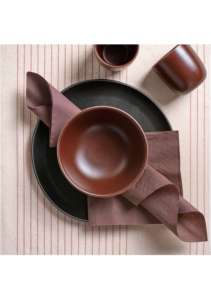 Fantastısk Peçete Kahverengi-Kırmızı 33X33 cm 50 Adet 60608482 fiyatları