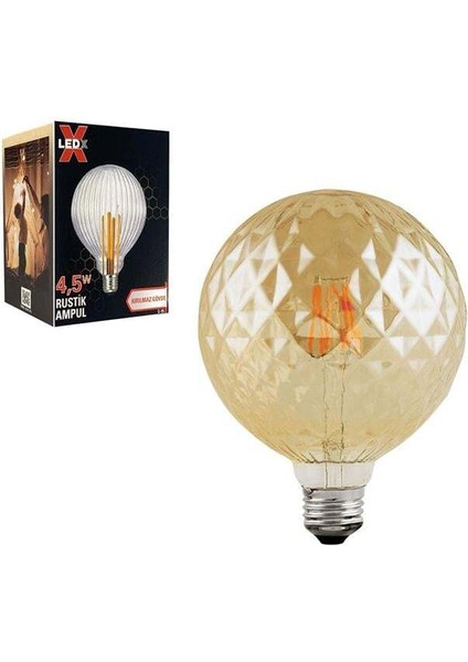 Ledx Gds-95 Kırılmaz Gövde 4,5 Watt Rustik Ampul