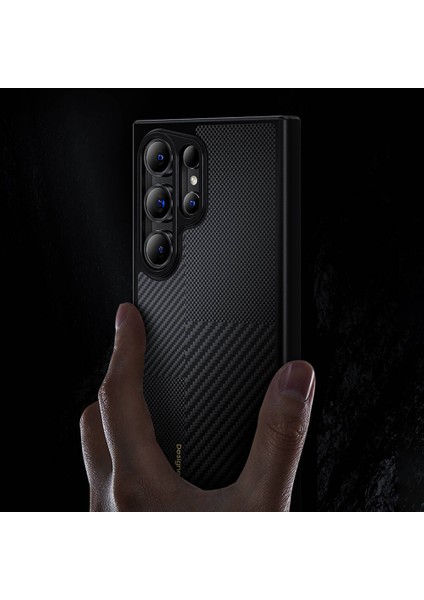 Galaxy S25 Plus Kılıf M-Safe Şarj Uyumlu Karbon Fiber Benks Montage Hybrid Armorpro Kevlar Siyah modelleri