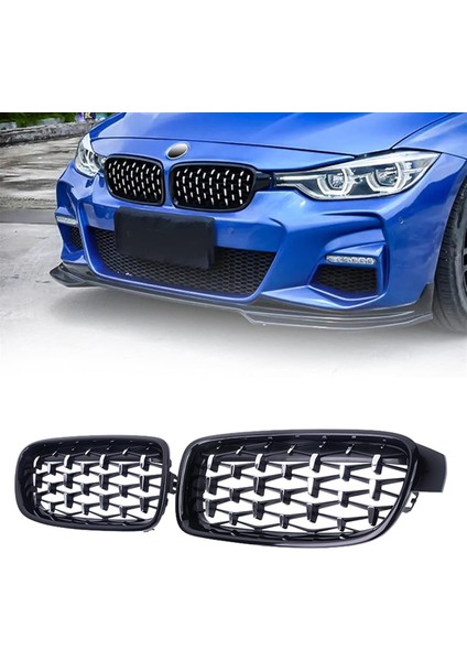 Bmw F30 2012-2018 Daimond Ön Böbrek Ön Panjur