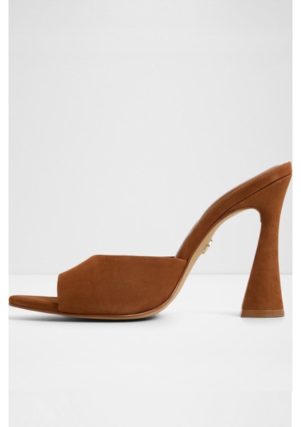 Rylea Sandalet Topuklu Terlik - Kahverengi modelleri