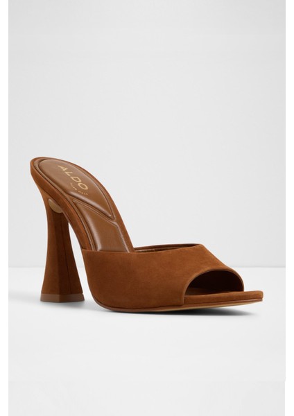 Rylea Sandalet Topuklu Terlik - Kahverengi fırsatları
