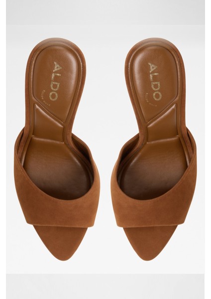 Rylea Sandalet Topuklu Terlik - Kahverengi