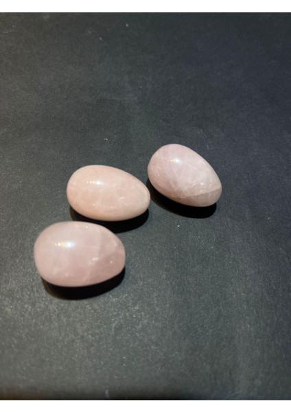 Pembe Kuvars- Aşk Taşı- Yumurta Doğaltaş