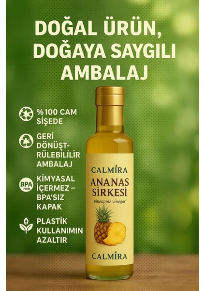 Ananas Sirkesi Doğal Fermantasyon Pineapple Vinegar 500 ml x 3 Adet indirimleri