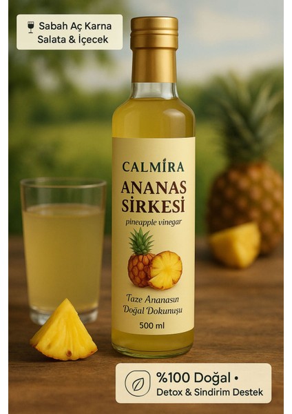 Ananas Sirkesi Doğal Fermantasyon Pineapple Vinegar 500 ml x 3 Adet