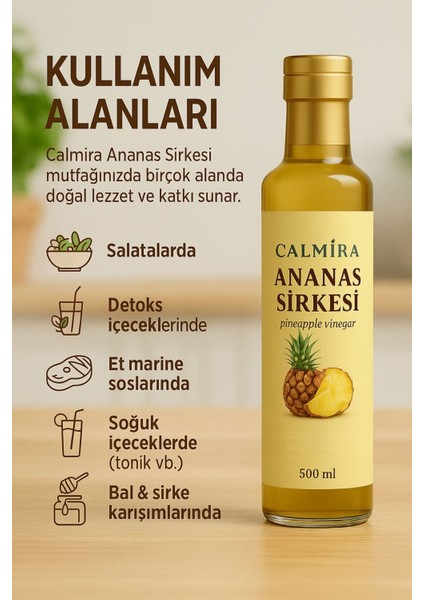 Ananas Sirkesi - Pineapple Vinegar 500 ml