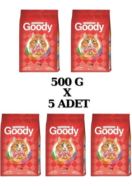 Etli Yetişkin Kedi Maması 500 G * 5 Adet