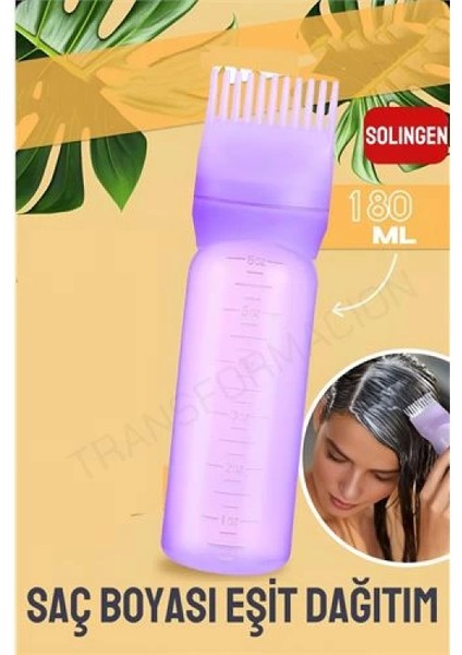 Saç Boyası Eşit Dağıtım Şişesi Doldurulabilir Taraklı Aplikatör Solingen Professional fiyatları