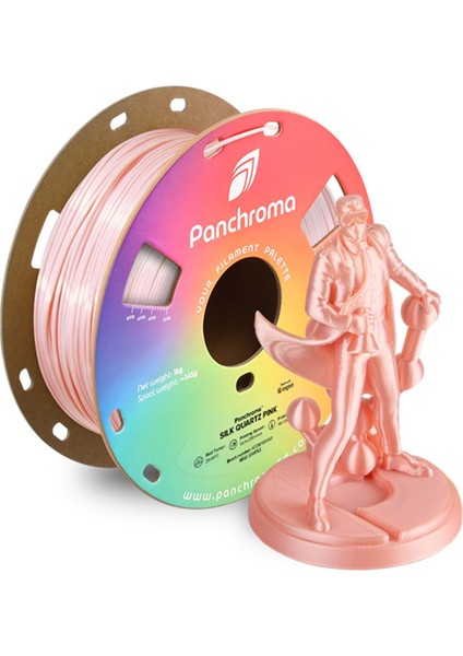 Panchroma Silk Pla Filament Pembe Altın