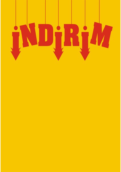 Kağıt Paspas Mağaza Indirim Kağıdı 50 Adet 35*50 Ebadında