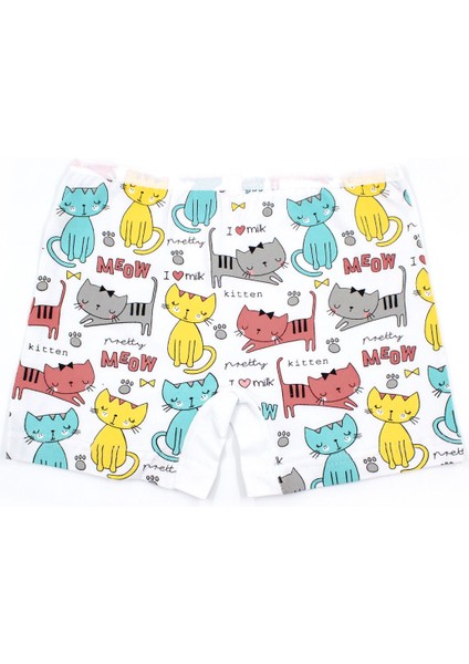 Kız Çocuk Boxer 3'lü Baskılı (%96 Pamuk - %4 Elastan) indirimleri