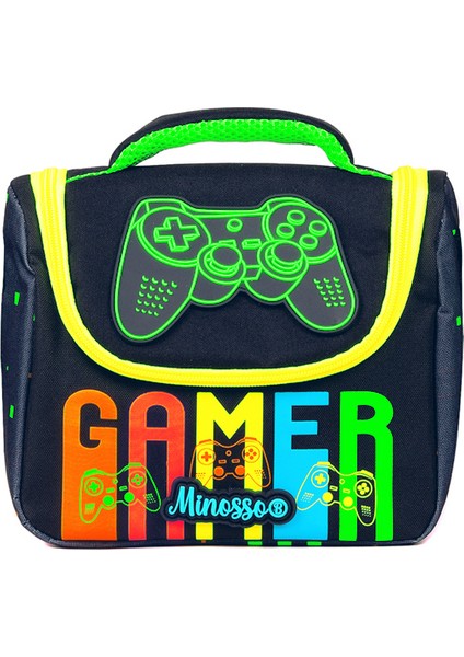 Gamer Desenli Erkek Çocuk İlkokul 3'lü Çanta Seti MINOSSOSET1009 fırsatları