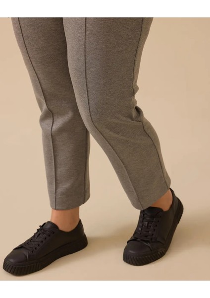 Büyük Beden Şerit Detaylı Bilek Boy Pantolon Gala-Xi fırsatları