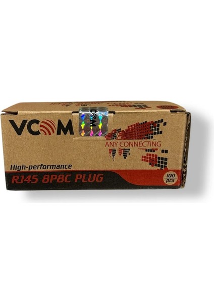 RJ45 Altın Kaplama Cat6 Utp Konnektörü (100 Adet) modelleri