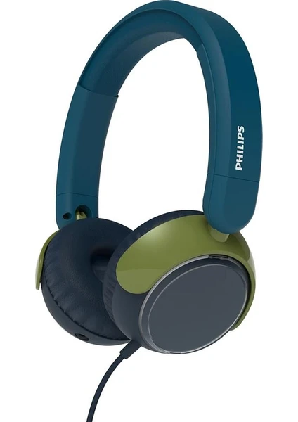 Philips TAK2000CT/00 Kablolu Kulak Üstü Çocuk Kulaklığı - Deniz Mavisi