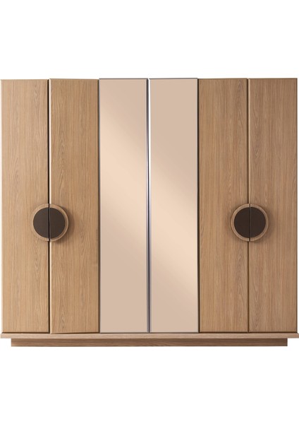 Dakota 6 Kapaklı Gardırop %100 Mdf