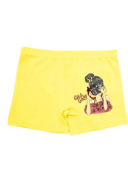 Kız Çocuk Boxer 3'lü Baskılı (%96 Pamuk - %4 Elastan) fırsatları