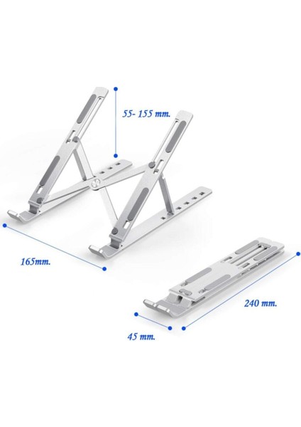 Çelik Katlanabilir Ayarlı Dizüstü Laptop Notebook Standı fiyatları