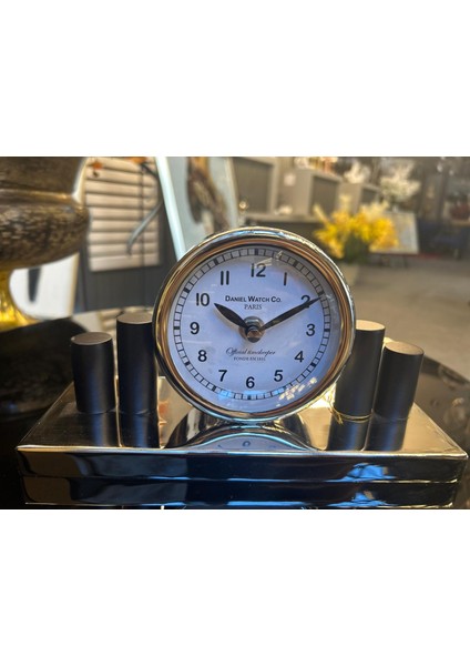 Masa Saati Vitale Metal Modern Saat 8*22*22 cm AK.IV0370