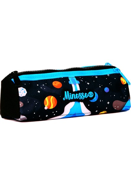 Astronot Desenli Erkek Çocuk Üç Bölmeli Kalem Çantası 6005 fiyatları