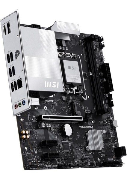 Msı Pro H810M-B Intel H810 Soket 1851 Ddr5 6400MHZ (Oc) M.2 Anakart modelleri