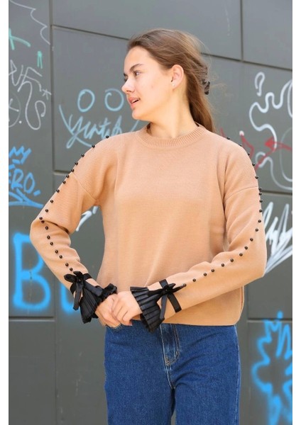 Boncuklu Bile Detaylı Kazak Vizon fiyatları