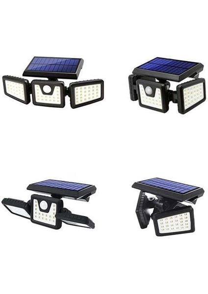 Powermaster MX-W771A Sensörlü 3 Modlu 74 Ledli Solar Aydınlatmalı Duvar Lambası fiyatları