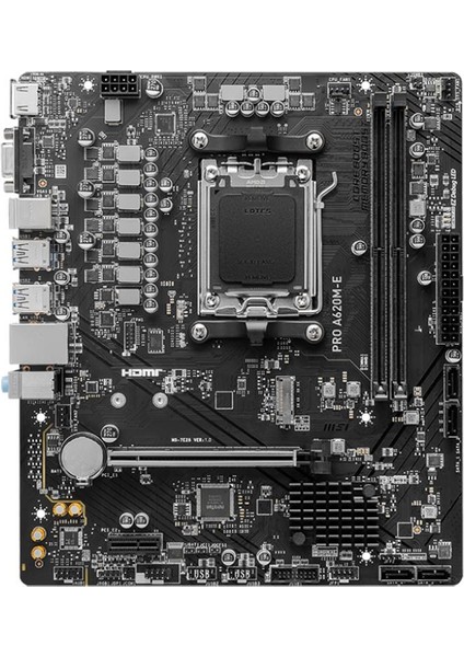 Msı Pro A620M-E Amd A620 Am5 Ddr5 6800MHZ Matx Anakart modelleri