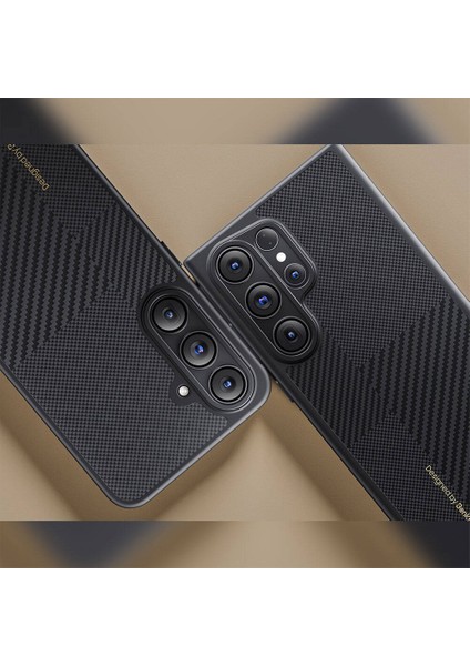 Galaxy S25 Kılıf M-Safe Şarj Uyumlu Karbon Fiber Benks Montage Hybrid Armorpro Kevlar Kapak Siyah indirimleri