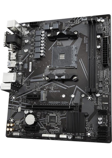 Gıgabyte A520M S2H Amd A520 Soket Am4 Ddr4 5100MHZ (O.c.) M.2 Anakart fırsatları