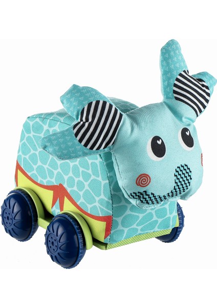 Peluş Fil Bebek Oyuncağı Araba