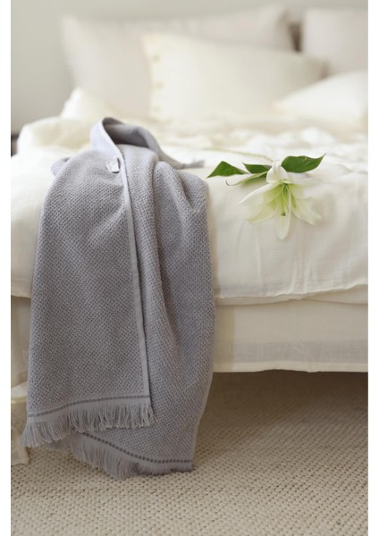 Travertine 70X140 Havlu Gri