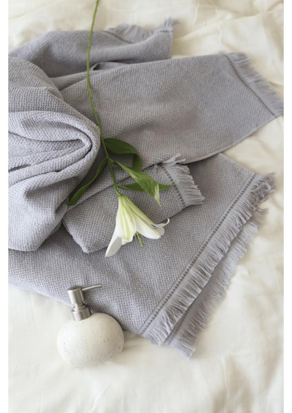 Travertine 70X140 Havlu Gri modelleri