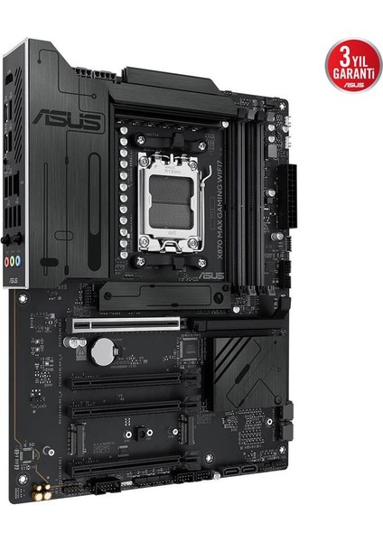 X870 Max Gamıng Wıfı7 Amd X870 Soket Am5 Ddr5 8000MHZ(OC) M.2 Anakart