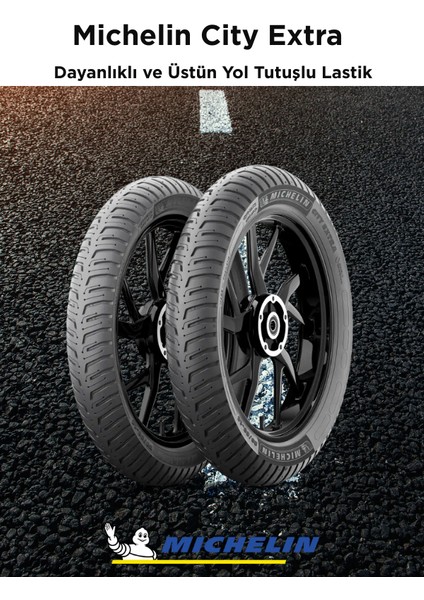 2.75-18 ve 90/90-18 Michelin City Extra Takım Lastikleri
