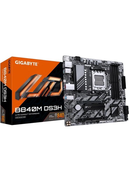 Gıgabyte B840M DS3H Amd B860M Soket Am5 Ddr5 8200MHZ(OC) M.2 Anakart fiyatları