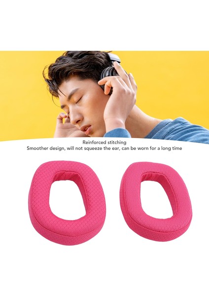 Logitech G435 Için Uyumlu Kulaklık YASTIĞI,G435 Wl Bluetooth Pedi Kulaklık Süngeri,yastık Ped Minder Yalıtım Köpük Onarım Parçaları Earpad