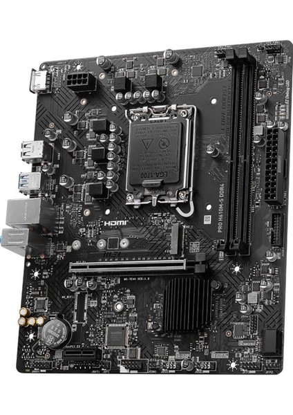 Msı Pro H610M-S Intel H610 Soket 1700 Ddr4 3200MHZ (Oc) M.2 Anakart
