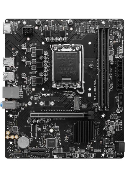 Msı Pro H610M-S Intel H610 Soket 1700 Ddr4 3200MHZ (Oc) M.2 Anakart modelleri