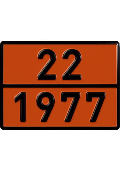 Metal 40X30 cm Levha (1 Adet) 22-1977 Likit Azot Uyarı Levhası Alüminyum Taşımacılık Tehlikeli Madde fırsatları
