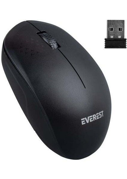 Everest Smw-88 USB Siyah 1200 Dpı 2.4ghz Kablosuz Mouse