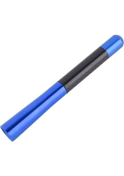 Magicvoice MV-26308 Universal Mavi Karbon Fiber Oto Çubuk Radyo Anteni 12 cm