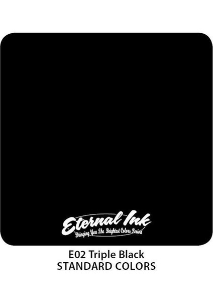 Triple Black - Eternal Ink Dövme Boyası – 4OZ/120 ml fiyatları