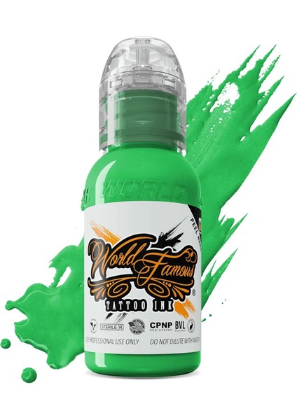 Mint Green - World Famous Ink Dövme Boyası - 1/2OZ/15ML