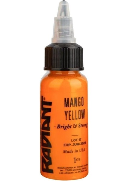 Mango Yellow - Tattoo Dövme Boyası - 1OZ/30 ml