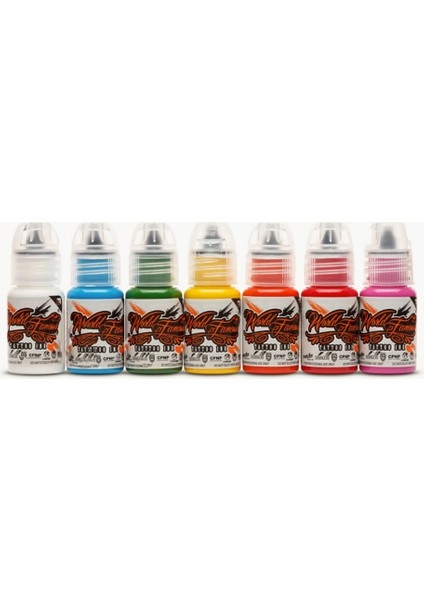 Simple Color 7'li Dövme Boyası Seti - World Famous Ink Dövme Boyası - 0,5OZ/15ML fiyatları